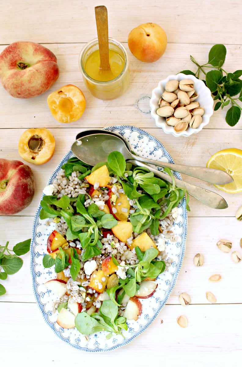 Stone Fruit and Barley Salad With Pistachios and Feta