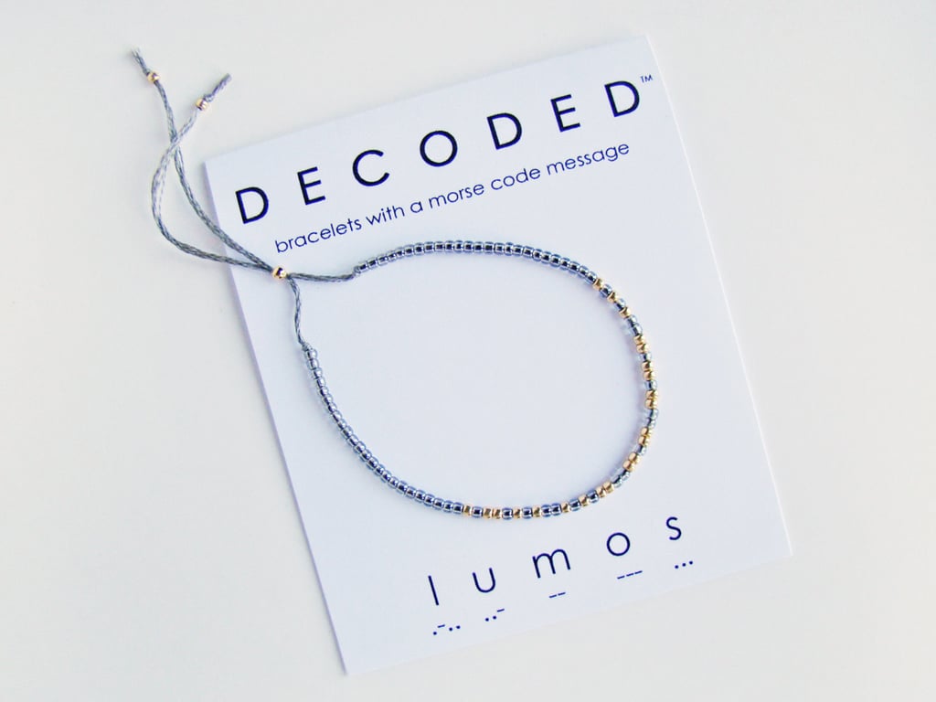 Harry Potter Jewelry — Morse Code "Lumos" Bracelet ($6)