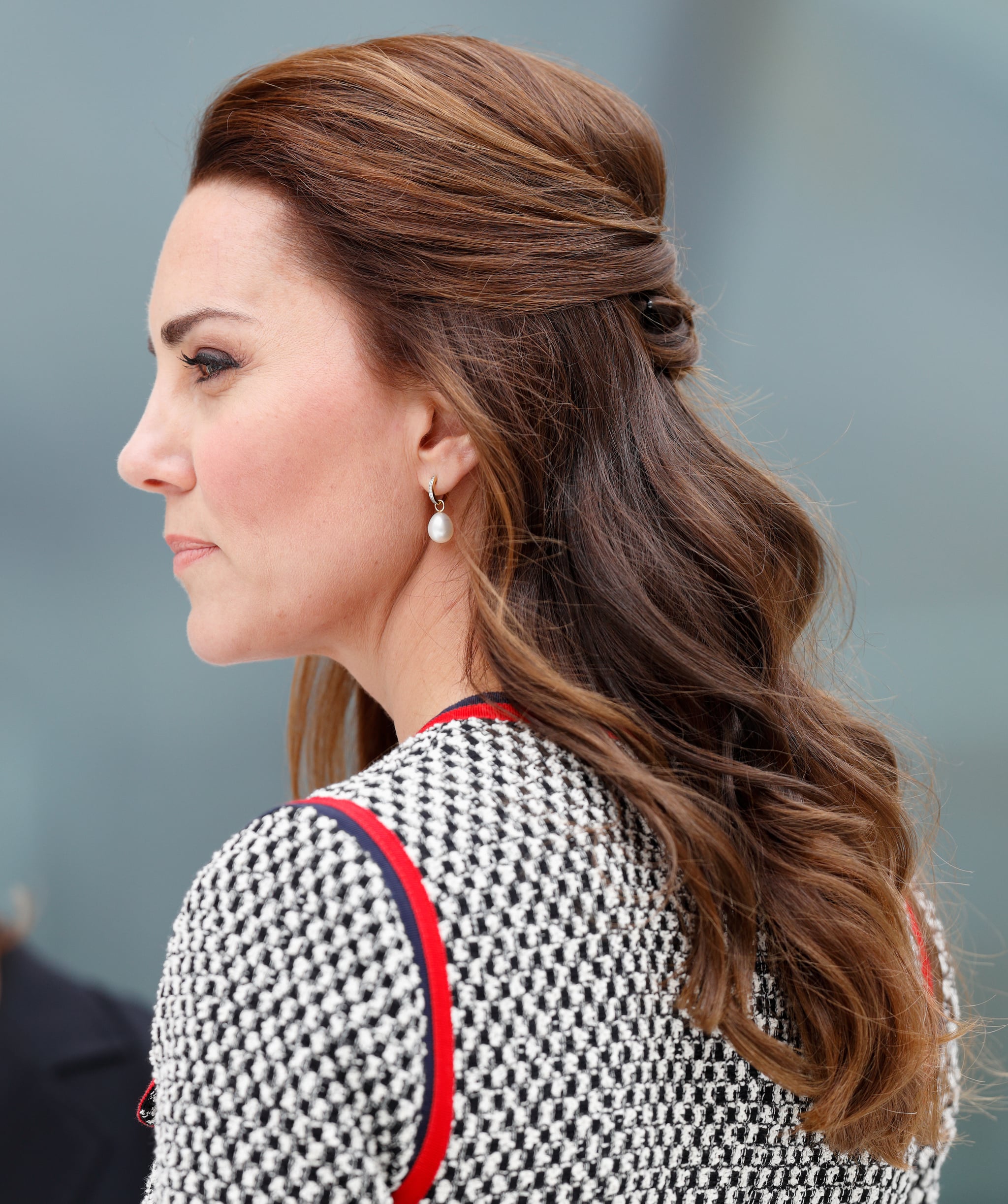 A Half Up Low Bun 8 Kate Middleton Hairstyles Perfect For All Of