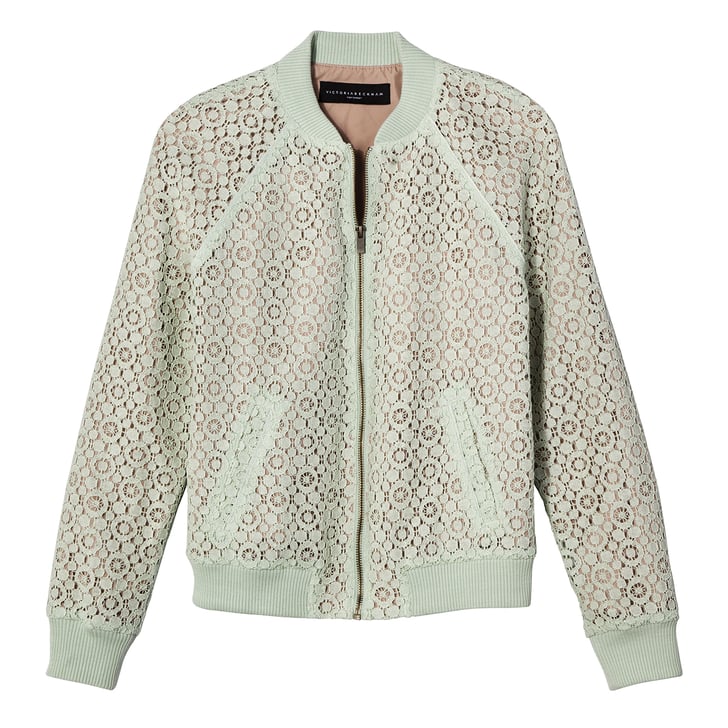 Mint Green Lace Bomber Jacket ($35) | Victoria Beckham Target Collaboration Spring 2017 
