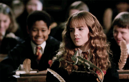 When she perfectly played Hermione Granger.