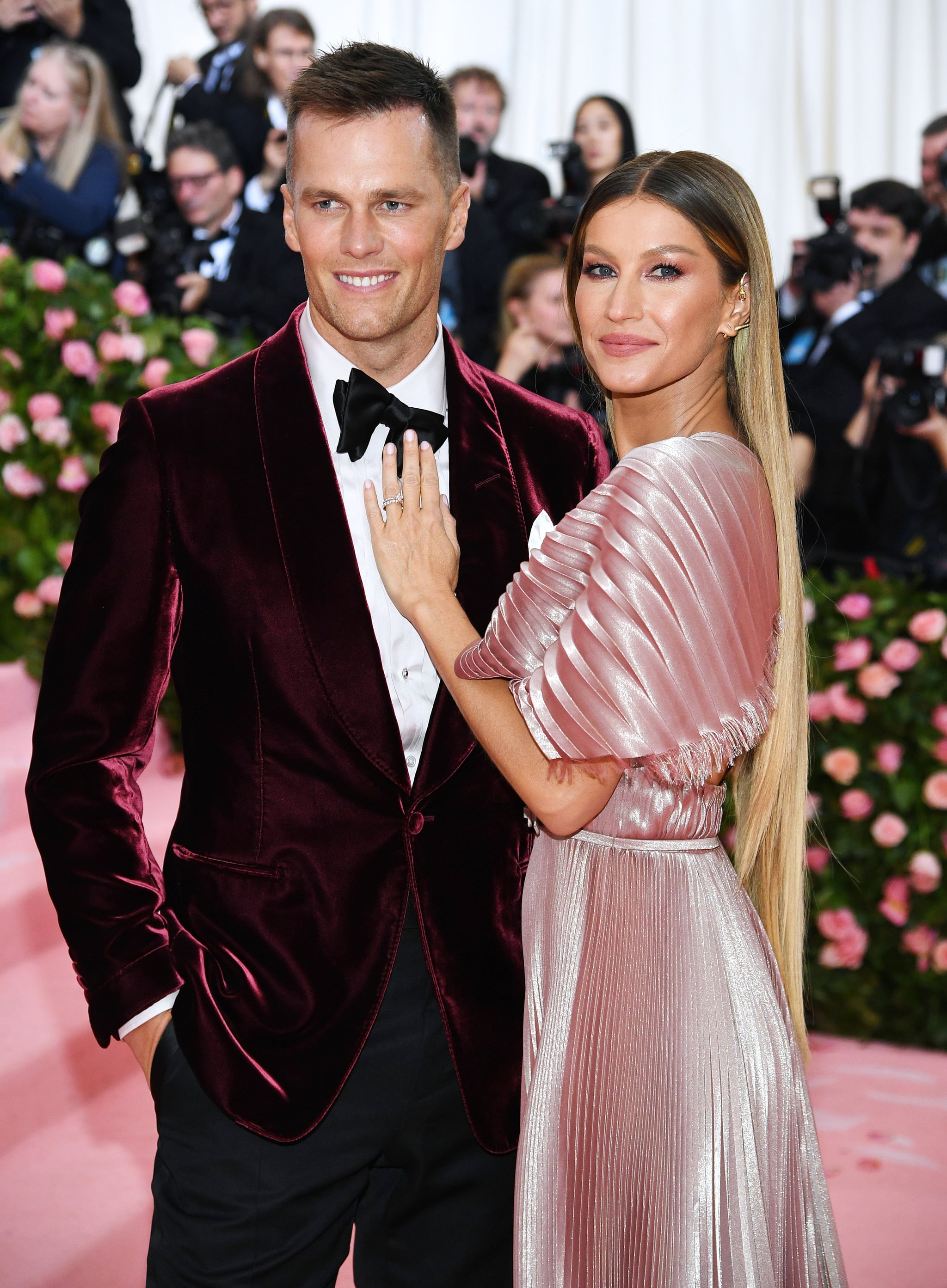 NEW YORK, NEW YORK - MAY 06: Gisele Bündchen and Tom Brady attend The 2019 Met Gala Celebrating Camp: Notes on Fashion at Metropolitan Museum of Art on May 06, 2019 in New York City. (Photo by Dimitrios Kambouris/Getty Images for The Met Museum/Vogue)