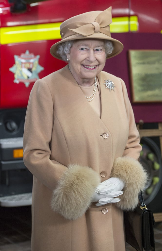 Queen Elizabeth formally opened the New South Lynn Fire Station on Monday in Norfolk, England.