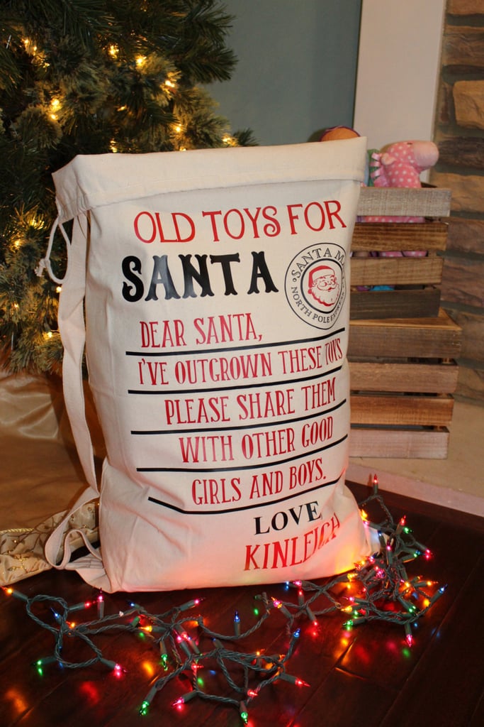 Make room for Santa's delivery by collecting toys to give away.
