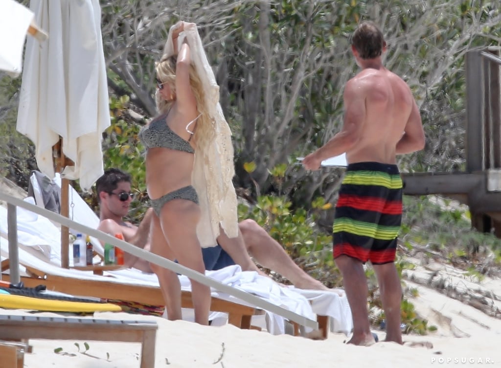 Jessica Simpson and Eric Johnson in the Bahamas April 2018