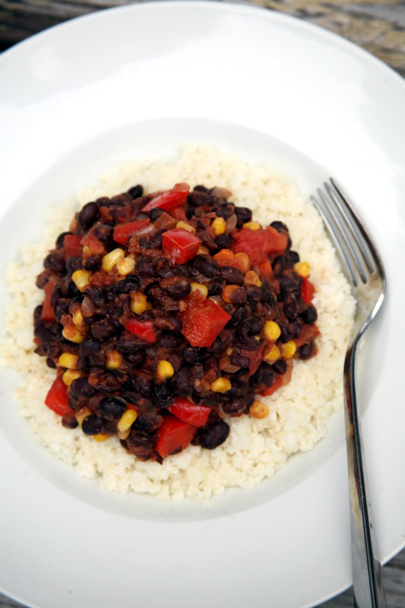 Cauliflower Rice and Beans