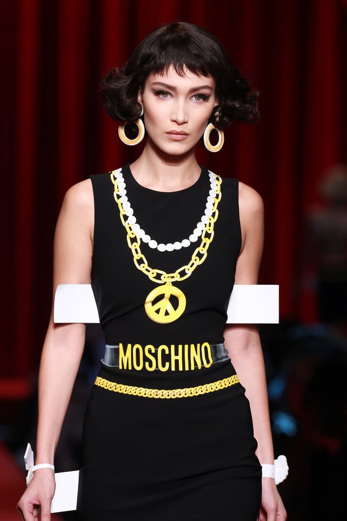 Gigi Hadid Walks Moschino Spring 2017 Runway | POPSUGAR Fashion