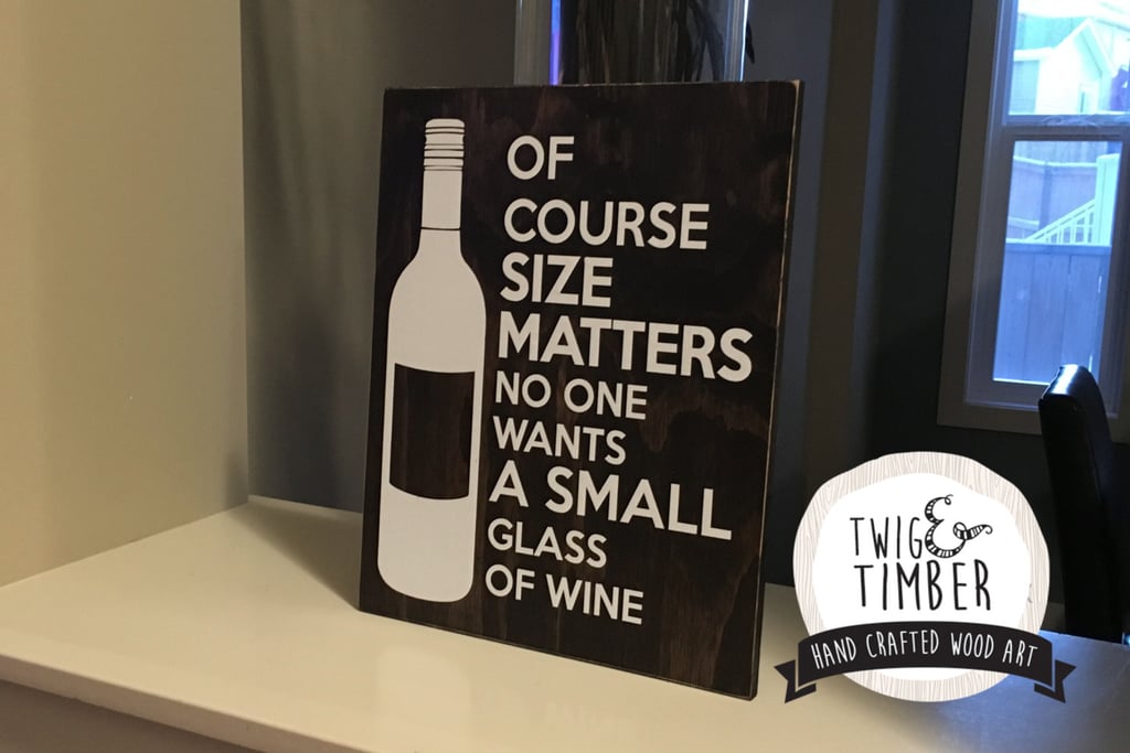 Wine Quote Wall Art