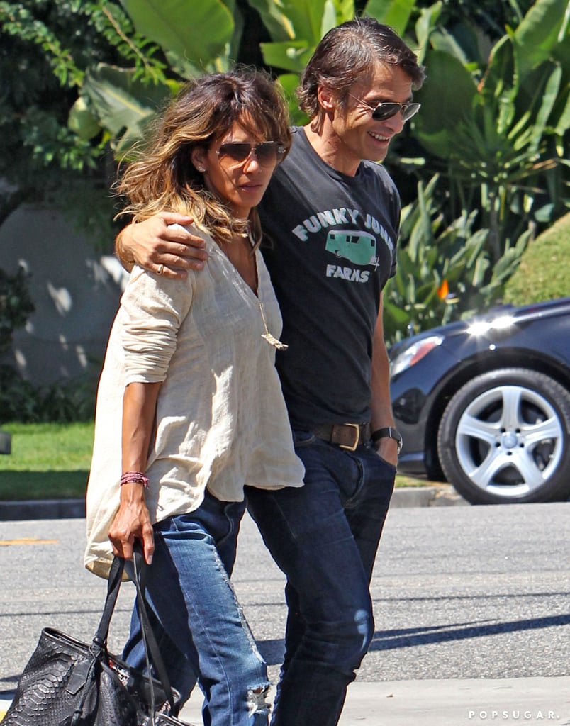 Halle Berry and Olivier Martinez at Breakfast in LA