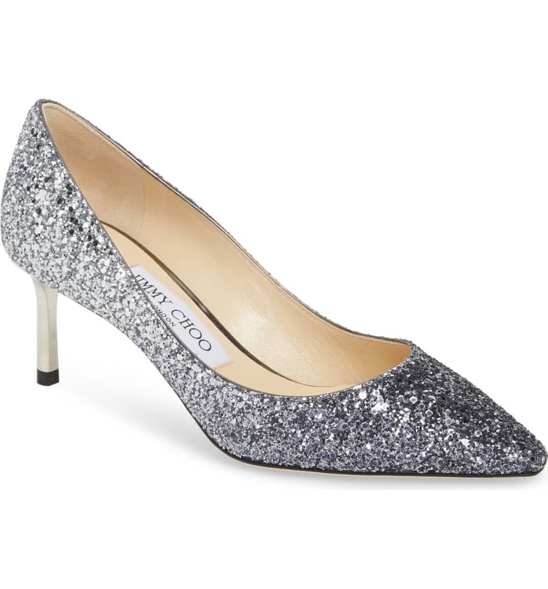 Jimmy Choo Romy Glittered Pumps | Shoes Every Woman Should Own