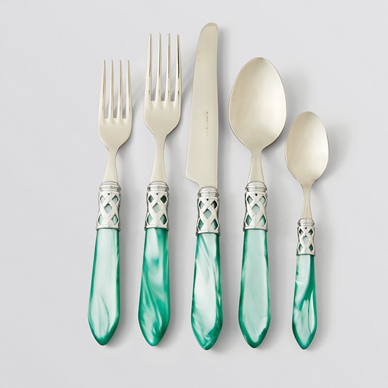 Vietri Aladdin Aqua 5-Piece Place Setting ($90)