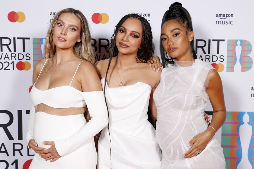 Little Mix's Matching White Dresses at the 2021 BRITs