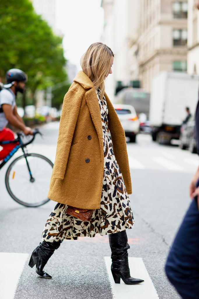 Fall Outfit Ideas: A Dress, Boots, and a Coat