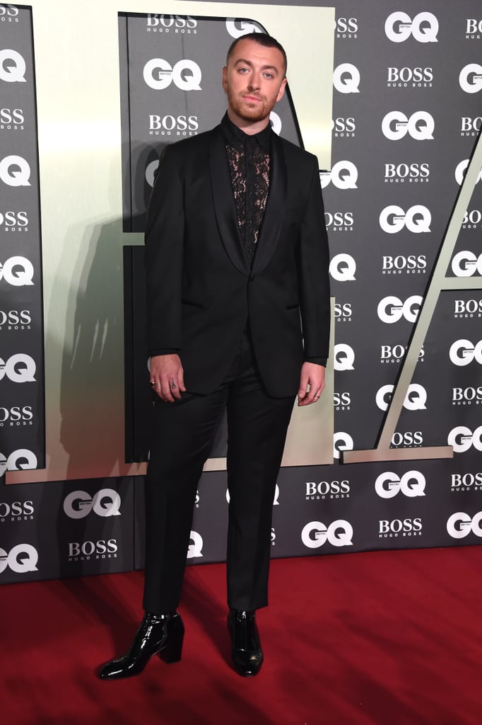 Sam Smith Wears Gucci Heels to the GQ Men of the Year Awards