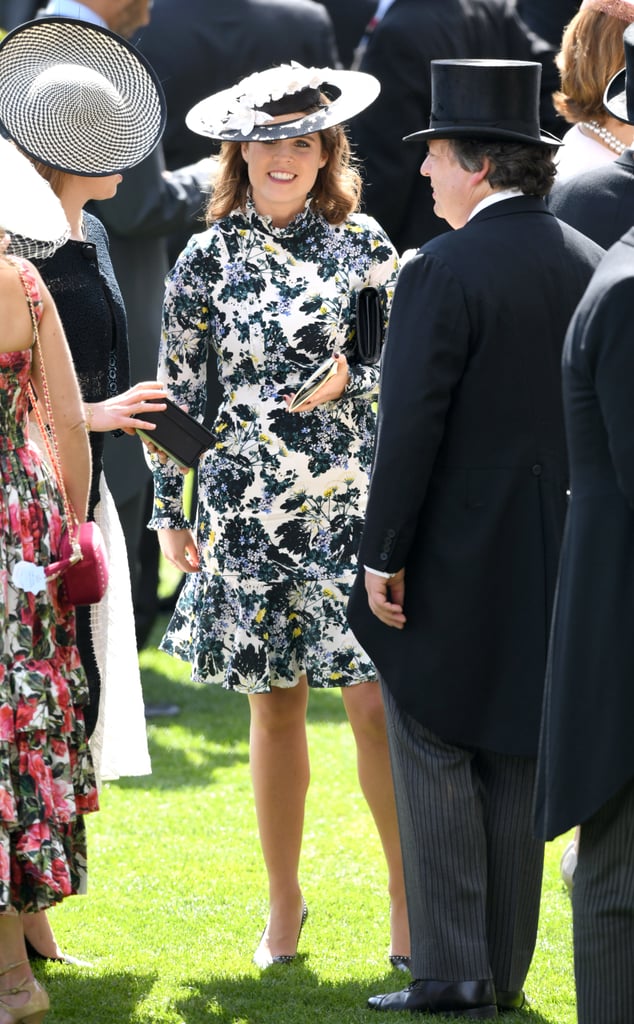 The princess wore this high-neck, floral Erdem dress to the Royal Ascot in June 2018, but she repeated it again in July, albeit sans hat, for a meeting at the UN headquarters.
The princess wore this high-neck, floral Erdem dress to the Royal Ascot in June 2018, but she repeated it again in July, albeit sans hat, for a meeting at the UN headquarters.