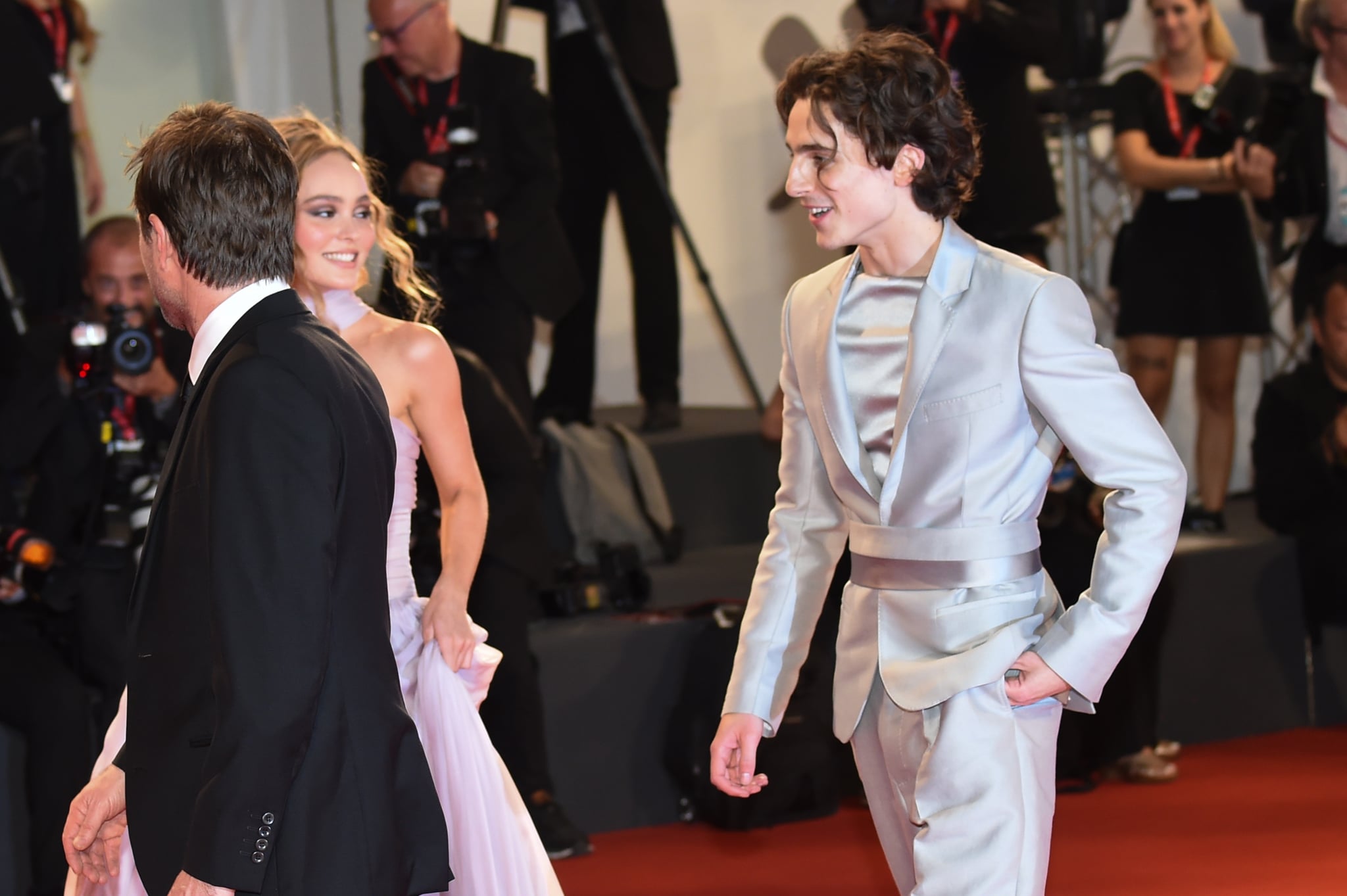 Timothee Chalamet Lily Rose Depp Venice Film Festival 2019 Popsugar Celebrity