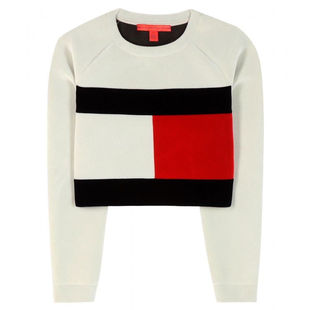 Tommy x MyTheresa Exclusive Flag Cropped Sweatshirt ($289)