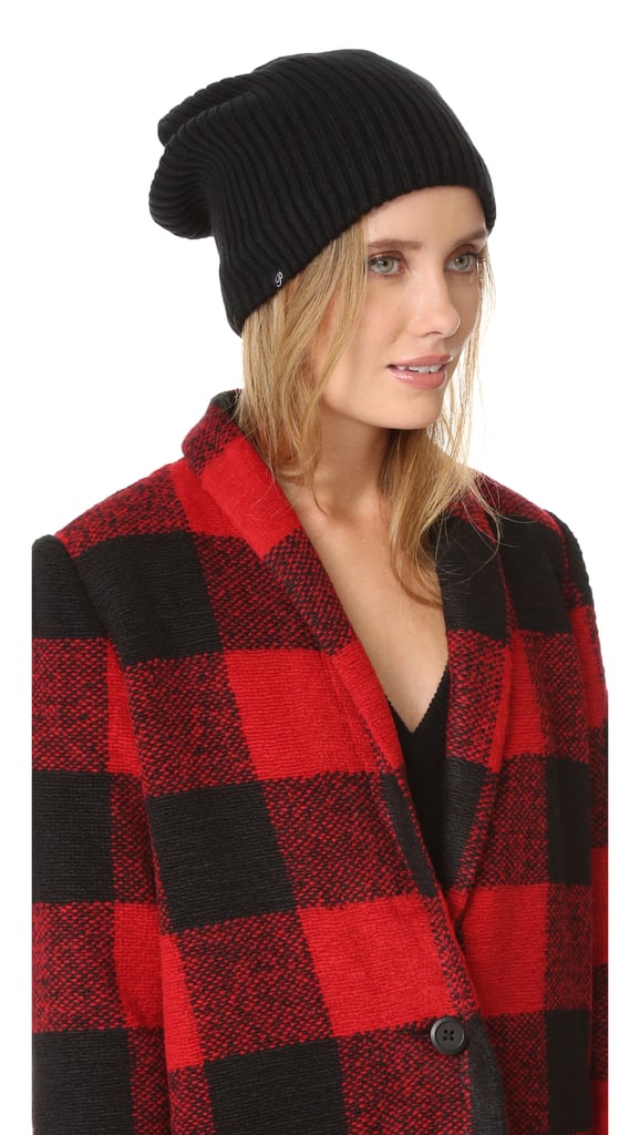 Plush Ribbed Fleece-Lined Beanie