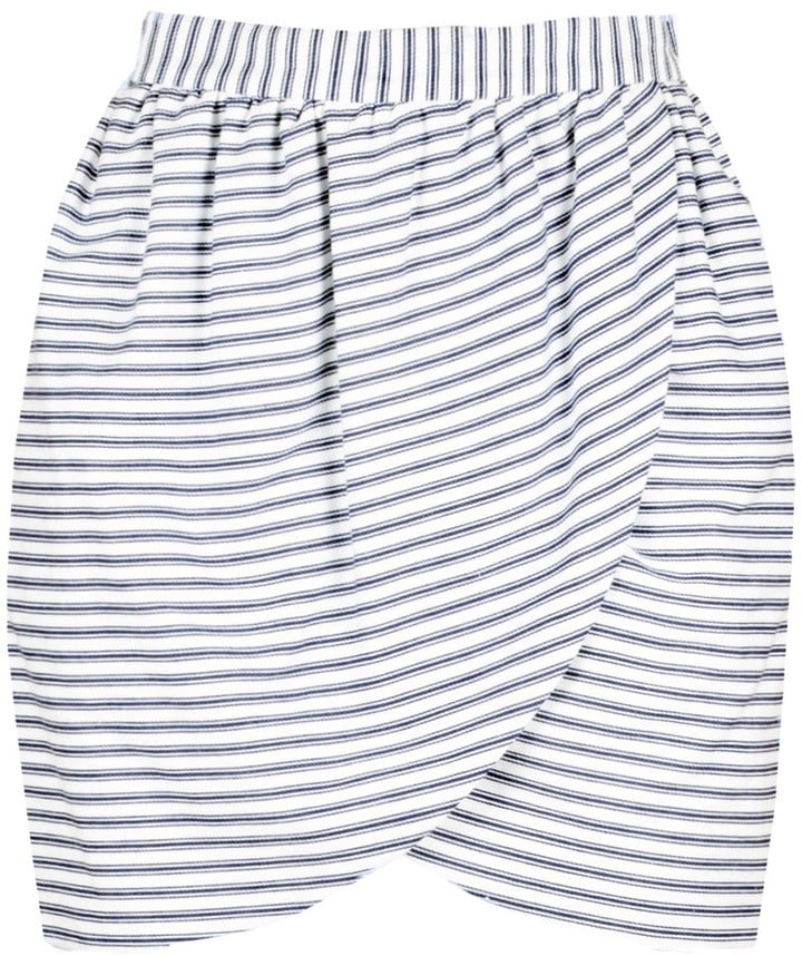 Harvey Faircloth Striped Skirt