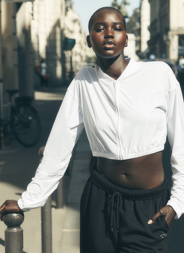 Alo Cropped Breezy Full-Zip Cover Up