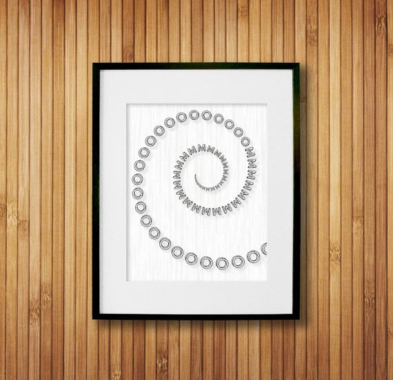 om yoga print