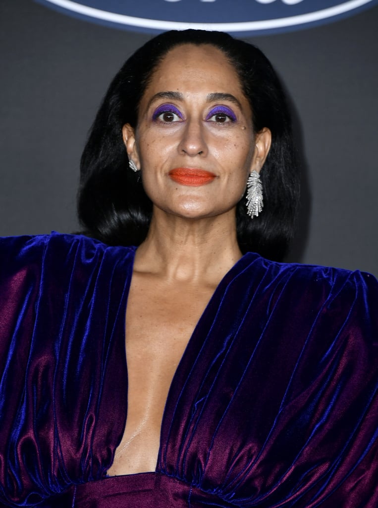 Tracee Ellis Ross's Purple Eyeshadow at the NAACP Image Awards in 2020