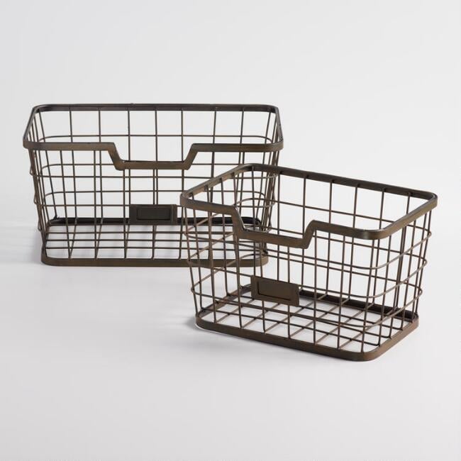 Espresso Wire Samuel Baskets