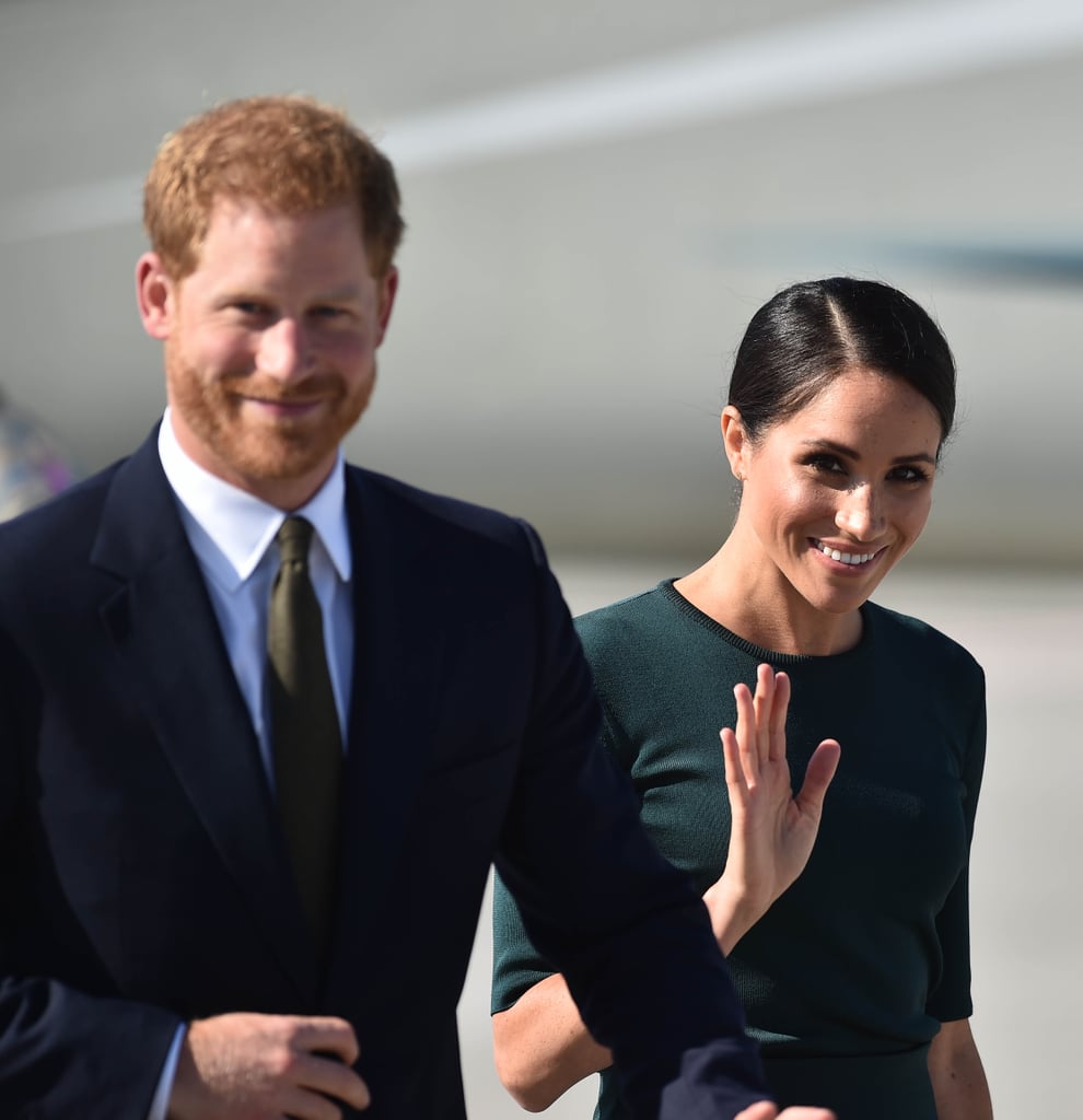 Meghan Markle Green Givenchy Outfit in Ireland 2018