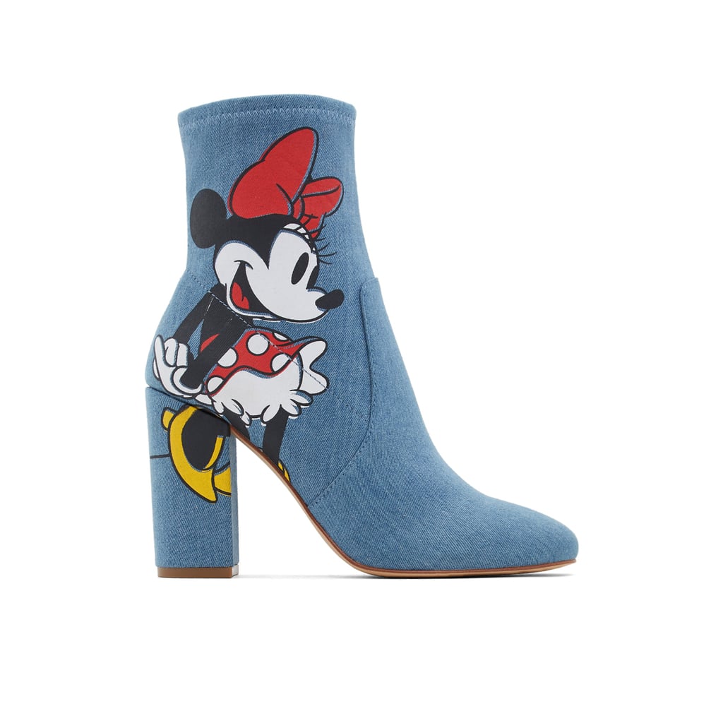 Disney x ALDO Special Edition Denim Mickey and Minnie Boots