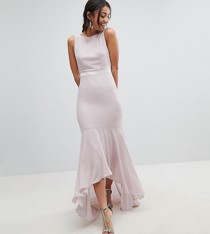 Tfnc Tall Wedding Maxi Dress With High Low Hem