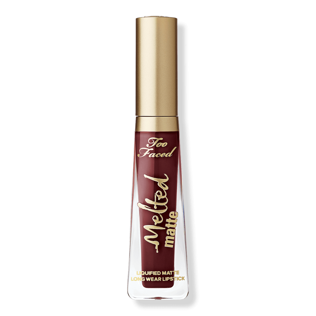 A Plumping Effect: Too Faced Melted Matte Liquid Lipstick in Drop Dead Red