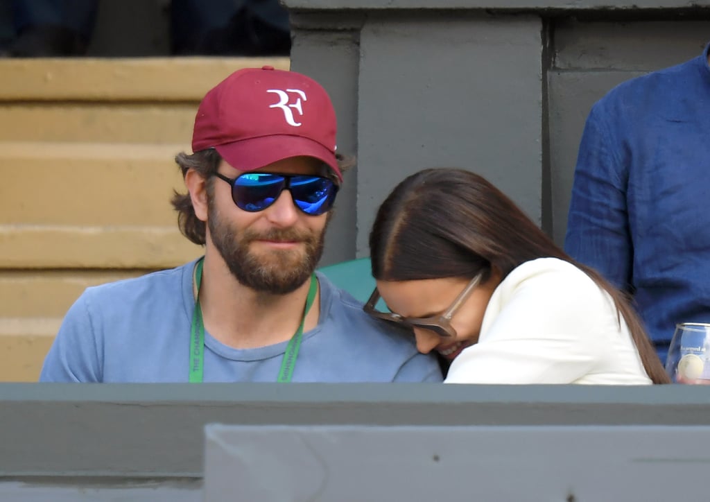 Bradley Cooper and Irina Shayk at Wimbledon 2016