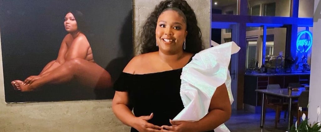 Lizzo's Black Dress With Ruffles at BET Awards