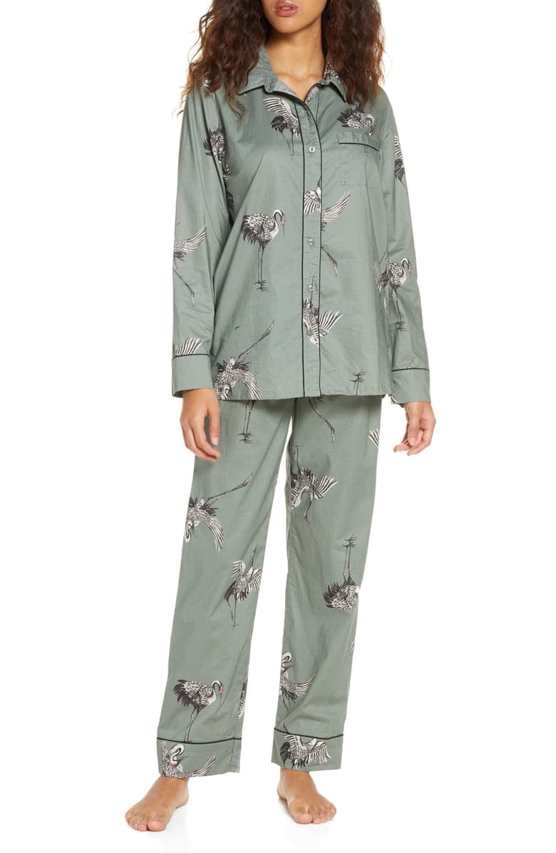 Nordstrom Lingerie Classic Cotton Pajamas