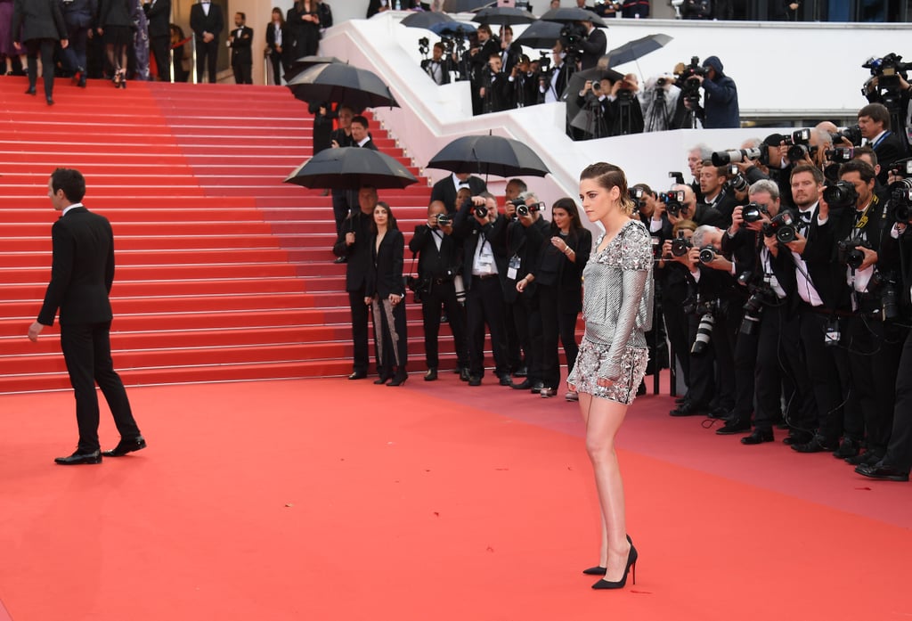 Kristen Stewart Takes Off Her Heels at Cannes Film Festival