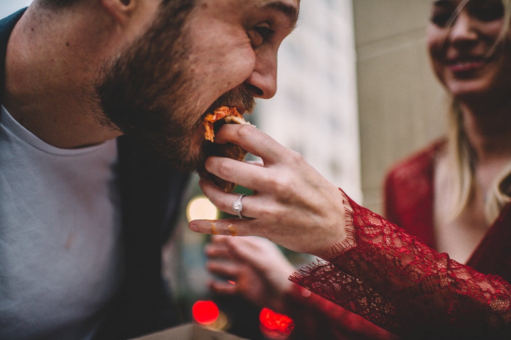 Pizza City Engagement Shoot