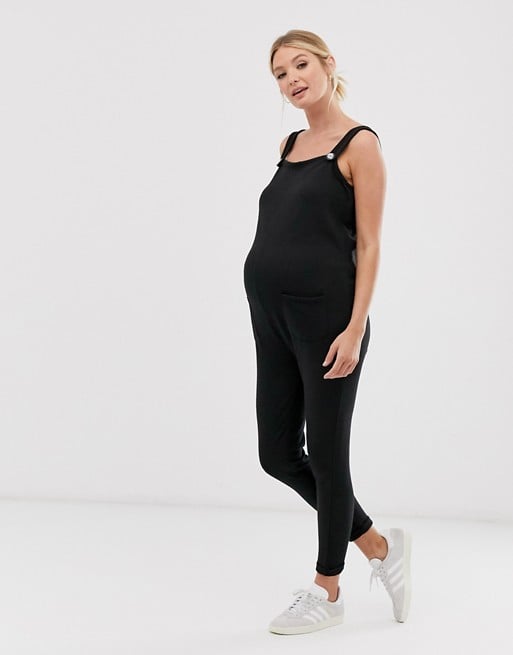 ASOS Design Maternity Exclusive Nursing Button Strap Overall