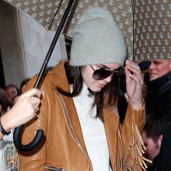 Kendall Jenner Wearing Distressed Denim