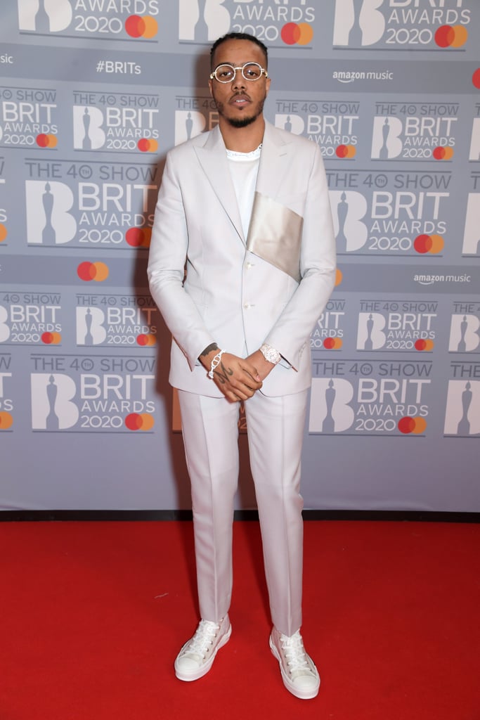 AJ Tracey at the 2020 BRIT Awards in London