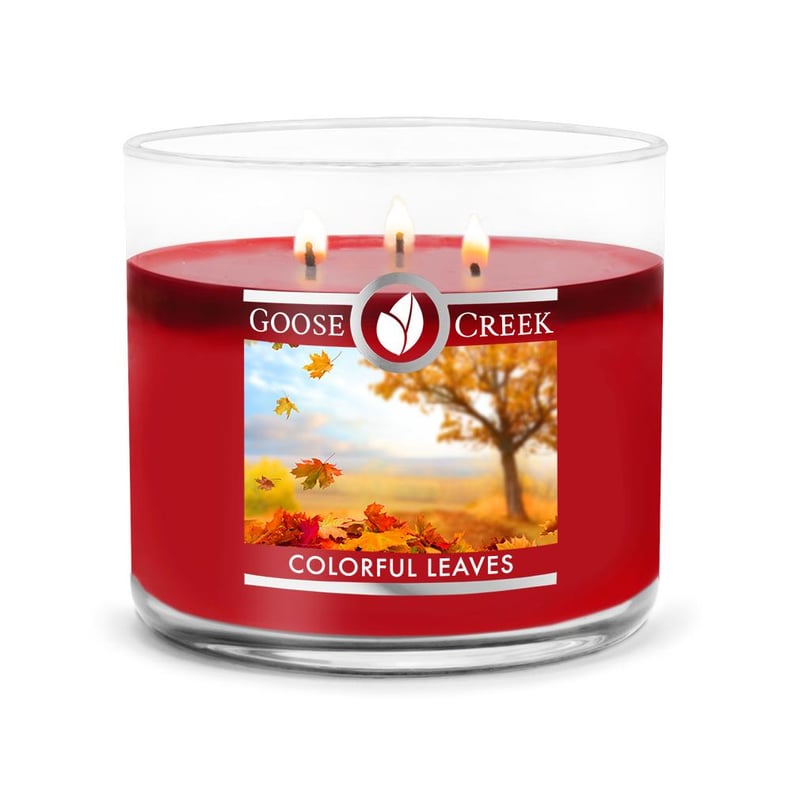 Goose Creek Colorful Leaves Large 3-Wick Candle