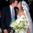 This Bride's Wedding Dress Was Gorgeous, but Her Flower-Covered Veil Stole the Show