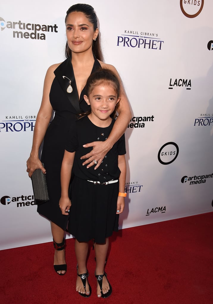 Salma Hayek and Her Daughter on the Red Carpet July 2015