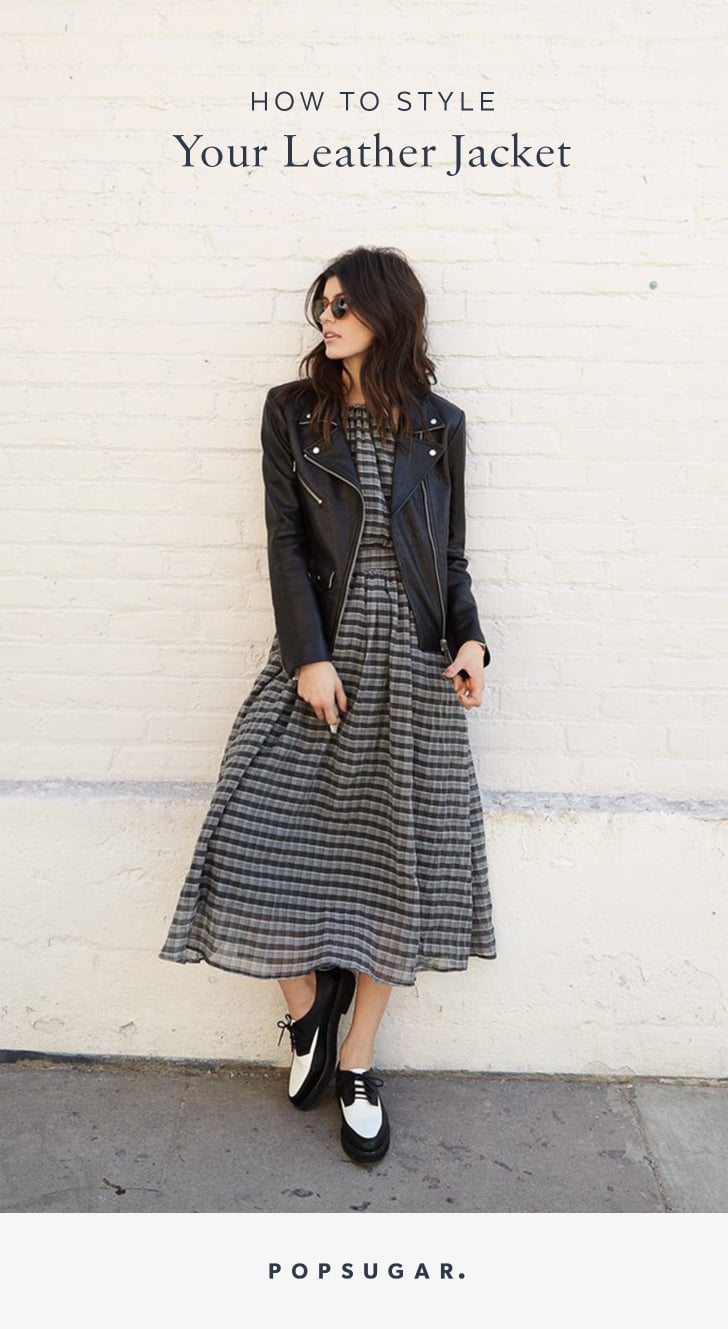 Ways to Wear a Leather Jacket POPSUGAR Fashion