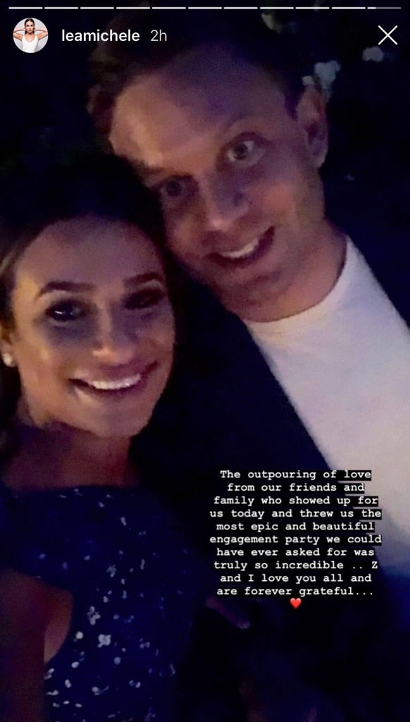 Lea Michele's Engagement Party July 2018