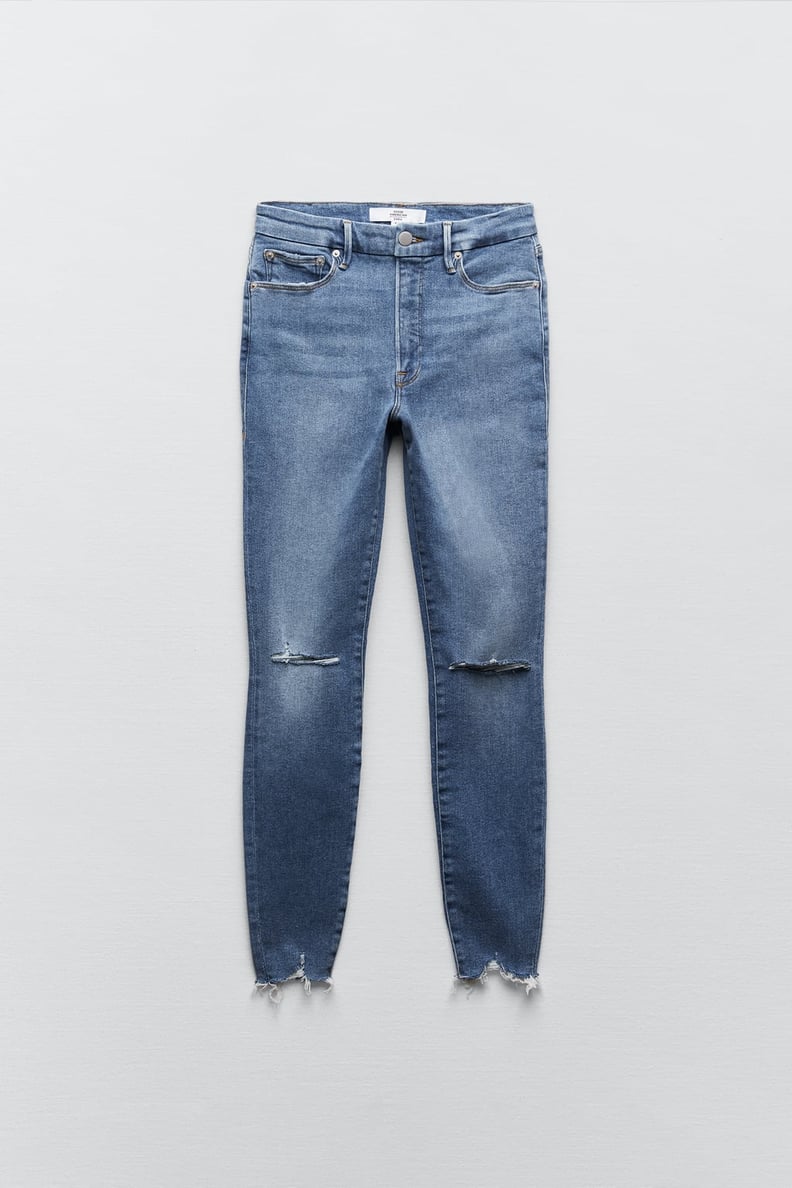 Good American x Zara ZW High Rise Skinny Jeans