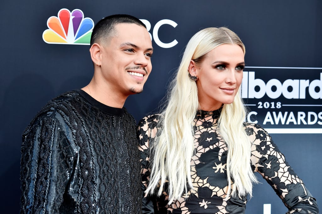 Ashlee Simpson and Evan Ross at 2018 Billboard Music Awards