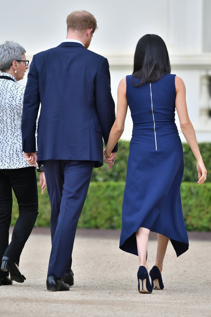 Meghan Markle Wears Dion Lee Dress October 2018