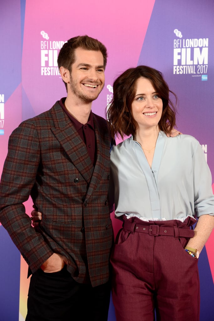 Andrew Garfield and Claire Foy at Breathe Photocall 2017