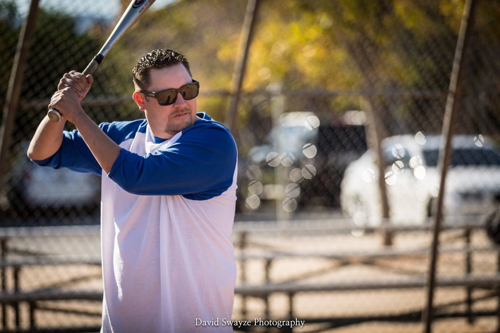 Baseball Gender-Reveal Baby Announcement