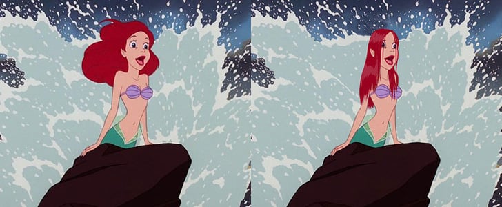 Ariel With Actual Wet Hair Disney Princesses With Realistic Hair